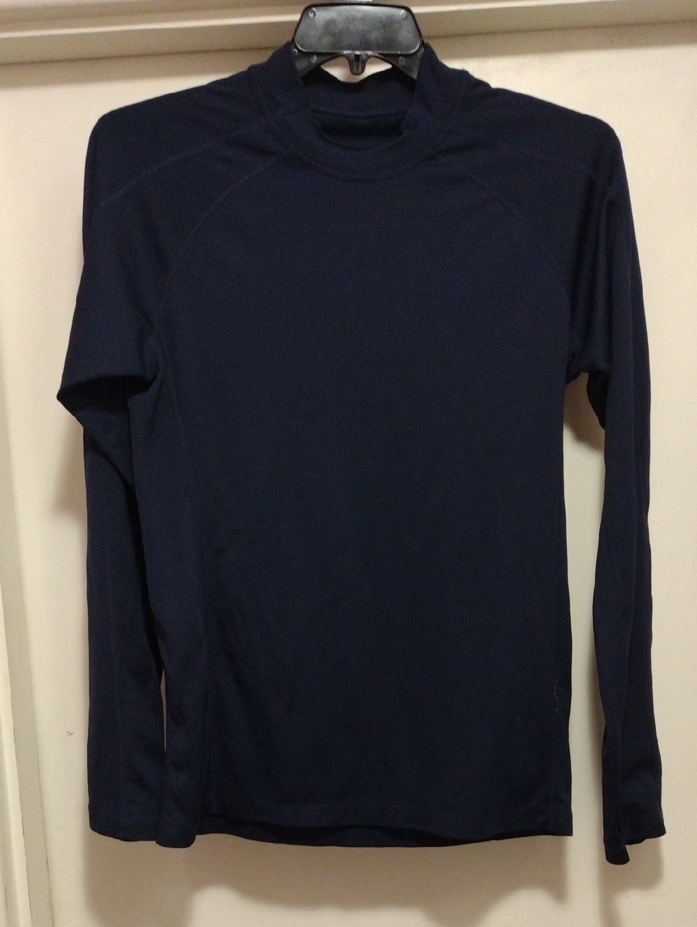 lululemon athletica Navy Crewneck Long sleeve Workout Top